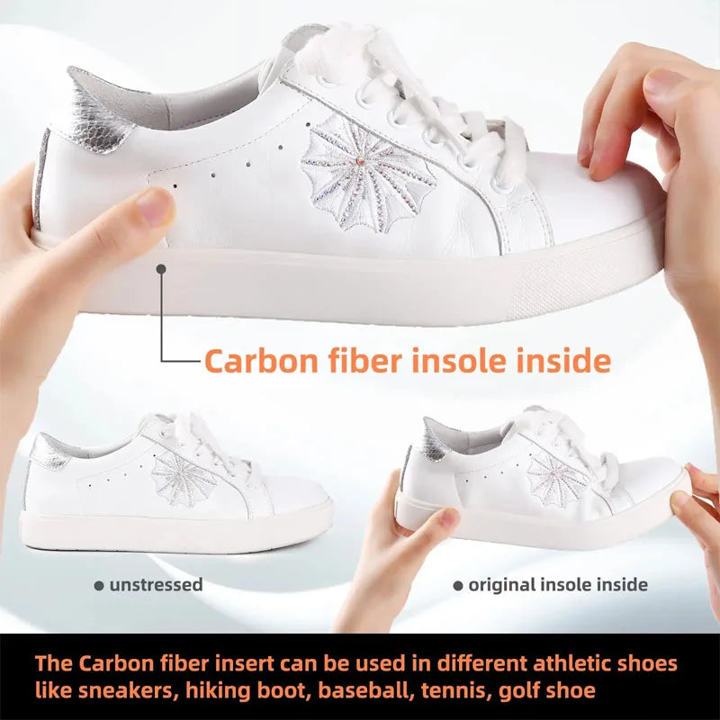 Carbon Comfort Pro Insoles – Carbon Fiber & Shock-Absorbing Support for Peak Performance & Recovery