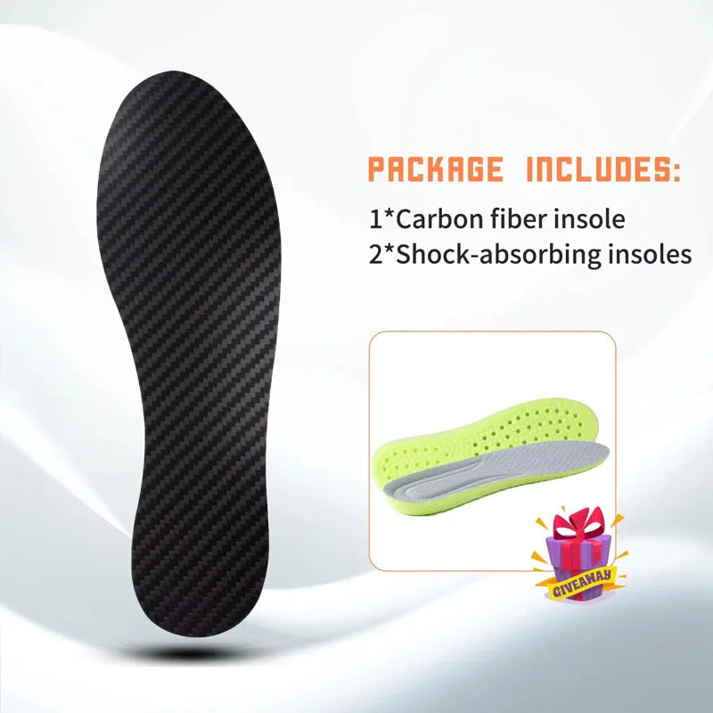 Carbon Comfort Pro Insoles – Carbon Fiber & Shock-Absorbing Support for Peak Performance & Recovery