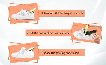 Carbon Comfort Pro Insoles – Carbon Fiber & Shock-Absorbing Support for Peak Performance & Recovery
