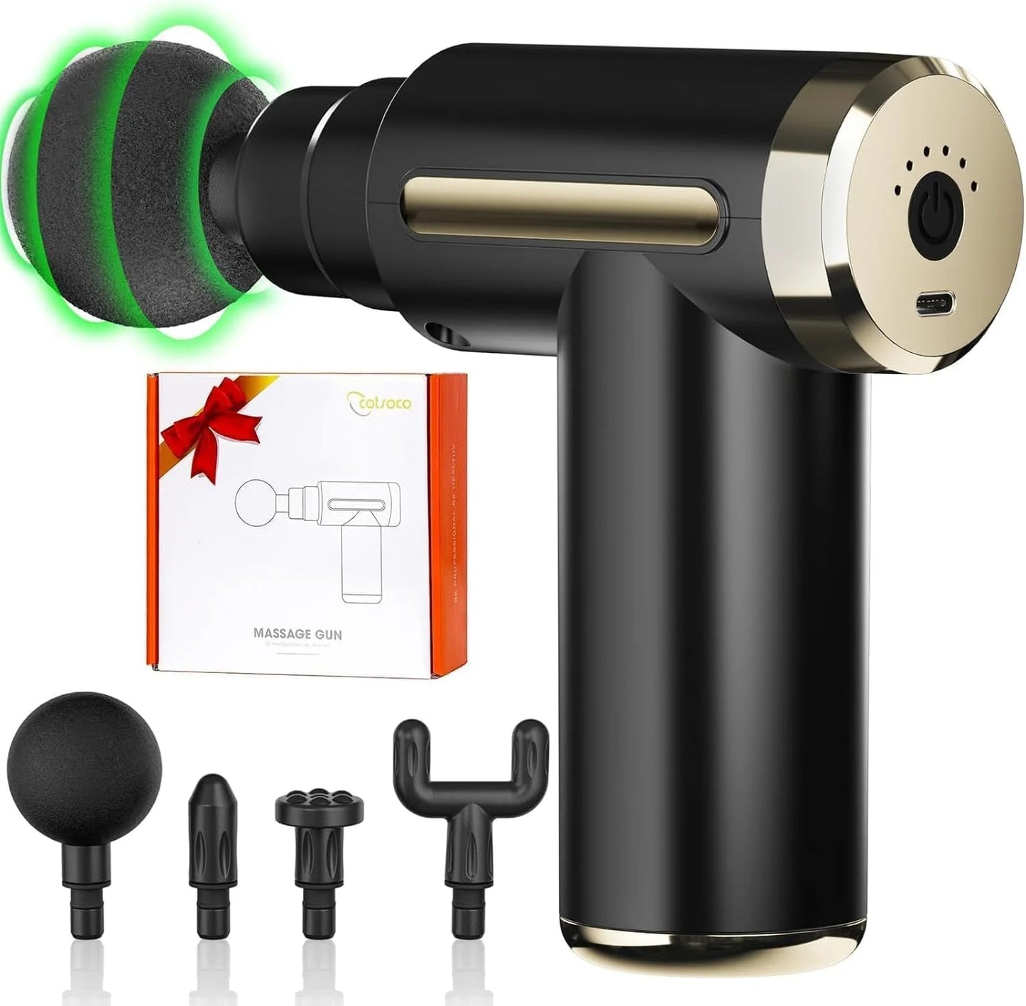 Portable Handheld Massage Gun – Muscle Relief with Carrying Case