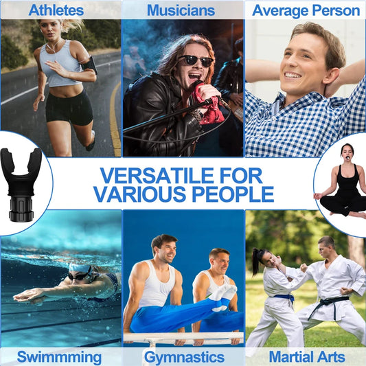 Lung Flexer™ Breathing Trainer – Boost Lung Capacity & Endurance | Adjustable Deep Breathing Fitness Tool